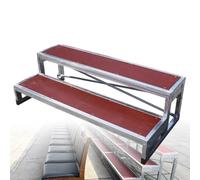 1/2 Level Tiered Choral Risers for Schools, Churches, Choirs, Group Pictures, Weddings, Shows, Award Presentations - Non-Slip Tread Steps