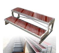 1/2 Level Tiered Choral Risers for Schools, Churches, Choirs, Group Pictures, Weddings, Shows, Award Presentations - Non-Slip Tread Steps
