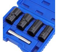 1/2" Locking Wheel Nut Remover Set Stud Bolt Impact Twist Socket Extractor Tool