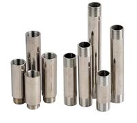 1/2" Male - Female Thread Extension Tube L=1-50cm 304 Stainless Steel Pipe Fitting Connector for Garden Irrigation Shower Joint 1/1.5/2/3/4/5-50cm(Male Thread 400mm)