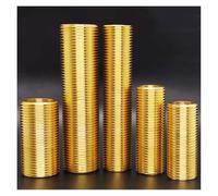 1/2'' Male Thread Brass Full Thread Pipe Fitting Nipple Connector Length 30/40/50/60/80/100mm(80mm)