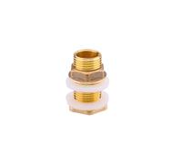1/2" Male x 3/8" Female BSP Thread Brass Single Loose Key Swivel Nut Pipe Fitting Joint Connector for Fish Water Tank