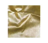 1/2 metre - Gold Foil Tricot Lame Fabric Metallic Material Costume Dancewear Lamee Shiny Wedding Decorations Crafts Dressmaking 112cm Width