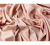 1/2 Metre - Nude High Quality Plain Heavy Scuba Bodycon Stretch Spandex Thick Knit Jersey Dress Fabric for Skirts Bandeau 150cm / 60"