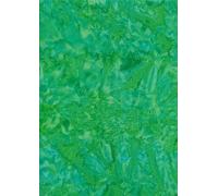 1/2 Metre | SSB-83 Emerald Green 100% Cotton Handmade Java Batik Fabric Marble Effect Smoke Batik Patchwork Quilting Dressmaking 112cm / 44"