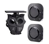 1/2 Mile Long Range Solar Wireless Driveway Alarm System IP65 Weatherproof Outdoor Motion Detectors&Sensor 120dB Sound Security Alert System Monitor&Protect Property (2R1S)