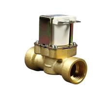 1/2" Motorized Solenoid Valve Brass 2 Way DN15 High Temperature Resistance 100℃ for Solar Water Heater Valve 12V 24V 220V(AC220V_NC)