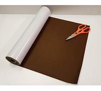 1/2 Mtr x 450mm Wide roll of Burnt Sienna Sticky Back SELF Adhesive Felt Baize