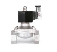 1/2'' Normally Closed Stainless Steel Solenoid Valve 220V 12V 24V Direct Acting Solenoid Valve With LED Light(AC24V)