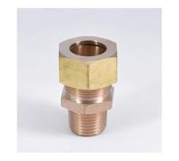 1/2" NPT Male Fit 3/4" OD 19mm Tube Compression Union Brass Fitting Connector Propane Water Gas Air Oil Fuel Hydaulic Pneumatic