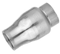 1/2'' NPT Stainless Steel 316 Check Valve FKM 0.03-16bar (0.44-232psi) - NSF ANSI 61