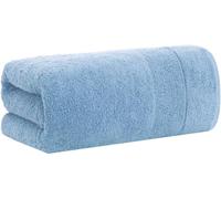 1-2 Pack Extra Large Luxury Jumbo Bath Sheets (100 x 200 cm -700 GSM) Pure Egyptian Cotton Super Soft Big Bath Sheet XL Towels (1, Sky Blue)