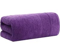 1-2 Pack Extra Large Luxury Jumbo Bath Sheets (100 x 200 cm -700 GSM) Pure Egyptian Cotton Super Soft Big Bath Sheet XL Towels (1, Purple)