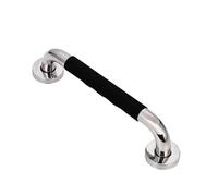 1 & 2 Pack Shower Grab Bar Anti-Slip Stainless Steel Bathtub Rails Bathroom Grab Handrails Handicap Safety Grips Shower Aids for Disabled, Elderly, Pregnant Women (1 * Black)