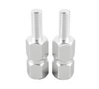 1/2 Pair 1 77 Inch Seat Riser Screws Compatible With X3 Max R 4x4 XDS XMR XRC XRS Turbo DPS Models Black And Sliver Aluminum UTV Accessories(1 Pair Silver)