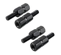 1/2 Pair 1 77 Inch Seat Riser Screws Compatible With X3 Max R 4x4 XDS XMR XRC XRS Turbo DPS Models Black And Sliver Aluminum UTV Accessories(2 Pair Black)