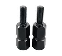 1/2 Pair 1.77" Seat Riser Screws Compatible with UTV Models Max R 4x4 XDS XMR XRC XRS Turbo DPS Compatible With Various UTV Parts Black Sliver Aluminum Hardware(1 Pair Black)