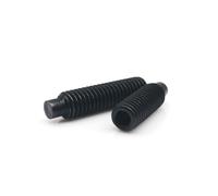 1/2/pc M2.5 M3 M4 M5 M6 M8 M10 M12 M16 Black Grade 12.9 Steel Hex Hexagon Socket Convex End Grub Bolt Dog Point Set Screw(60mm,2pcs M14)
