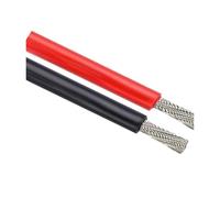 1/2 Pcs 1/3/5/10/20/30/50m 4AWG Heat Resistant Silicone Wires Electrical Cable Red Black Soft Wire For Car Automotive Battery Solar Panel RV(Red and Black,20m 4AWG)