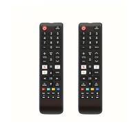 1/2 Pcs BN5901315A Universal Remote Control For TV Compatible LCD HD 3D Smart TVs Models(2pcs Black)