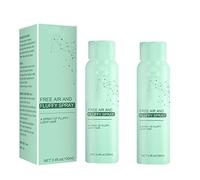 1/2 PCS Leave-in Dry Hair Spray,Fluffy Hair Lazy Oil Control Air-feeling Fluffy Spray,Fluffy Volumizing Hair Spray for All Hair Types, 100ml (2Pcs)