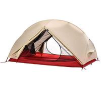 1-2 Person Double Layer Silicone Tent Outdoor Camping Sun Shelter Instant Cabana Portable Shade Canopy For Hiking Wilderness Survival Mountaineering