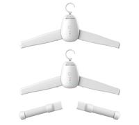 1/2 Piece Electric Clothes Dryer - Clothes Drying Unit with Adjustable Temperature | Compact Electric Wardrobe Hanger, Clothes Rack, Portable Quick Drying Solution