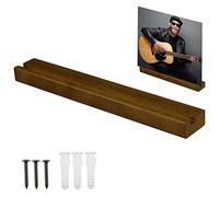 1/2 Piece Vinyl Wall Mount-Display Barnwood Record Album Holder Disc Hanger | Wooden Wall Display Stand for Album,Wooden Floating Shelf for Album,Wall Mount for