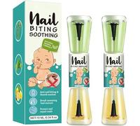 1/2 Pieces Nail Biting Prevention - Anti Nail Biting Polish - Biting Nails, 10ml Bitter Water, Easy Application for Healthy Nails, Tasting Varnish to Break The Habit Safely & Effectively