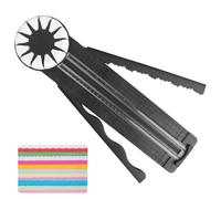 1/2 Pieces Sliding Paper Cutter - 12 in 1 Wavy Edge Cutting Tool Paper, ABS Letter Opener, Paper Cutter | Decorative Paper Cutting Tool with Measurements for the