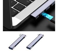 1/2 Pieces USB 3.0 Hub - Fast Data Transfer USB Expansion Hub | Multiport USB 3.0 Port Expander, Laptop USB Hub, USB Type-C Port Expander Hub, 4-Port USB Hub for Computers and Laptops