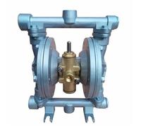 1/2" Pneumatic Air-Operated Double Diaphragm Pump - 19L/min (5GPM) Aluminum Alloy for Liquid Fuel & Water Treatment(QBY-25)