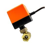 1/2 quot; 3/4 1 2 Brass Motorized Ball Valve 3-Wire Control/Three-Wire One Control Normally Closed Electric 1Pcs(24VDC-CR02,0.75 Inch)