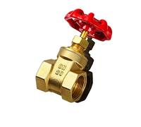 1/2 Quot; 3/4 1 Quot;Copper Gate Valves DN15 DN20 DN25 Water Valve Switch Internal Thread Irrigation Adapter 1Pcs(G1l2 DN15)
