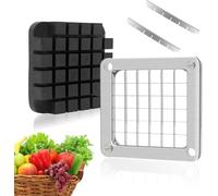 1/2'' Replacement Chopper Blade & Pusher - for Vegetable, Fruit & French Fry Cutting Machines, Silver