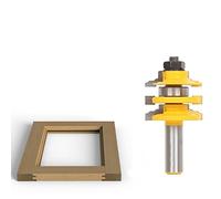 1/2" Shank Classical Stacked Rail And Stile Router Bit Stacked Wood Cutting Tool Woodworking Router Bits
