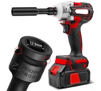 1/2 Sockets Drive Thin Head Deep Socket Set with 819mm Hex Wall Inch for Chromiumvanadium Steel in Ratchet Wrenches Plus Impact Too (812)