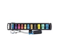 1/2" Sockets Set with Ratchet Handle 11 pcs Color Coded - HT1R382 of Hogert