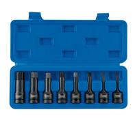 1/2" Sq. Dr. Impact Hexagonal Socket Bit Set (8 Piece)