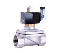 1/2'' Stainless Steel Normally Open Solenoid Valve 220V 12V24V Solenoid Valve with LED Light(DC24V)