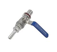 1/2" Stainless Steel Pagoda Ball Valve, Water Tank Through-Plate Drainage, Beer Barrel Faucet, Water Purifier Faucet(20mm)