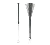 1/2 Steel Drum Brush Retractable Wire Jazz Brushes 36cm Drumstick Percussion Drumsticks Plastic Handle for Drummer Playing Music Lover(1PC)