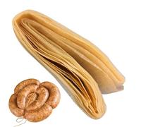1/2 Susage Casing Kit - Edible Sausage Skins, Colagén Sausage Casings | 2-Layered Sausage Colagén Casing Kit, Sausage Stuffing Homemade Casing, Drying Sausage Casings for Flavorous, 8m/26,25ft