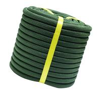 1/2”Thick Double Braided Arborist Rigging Polyester Rope, 3-100M 6173 Lbs Multipurpose Pulling Bull Rope for Halyard Clothesline Camping Sailing Swing Bundling(L 90m/295ft)