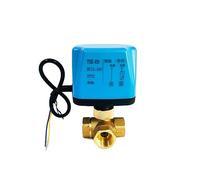 1/2" Three Way 220V 12V 24V 2-Wire Brass Electric Ball Valve Normally Closed Motorized Ball Valve(12vdc-Normally Closed)