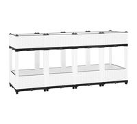 1/2 Tiers Raised Bed Polypropylene Garden Planter Pot Planting Box Multi Size