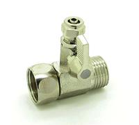 1/2" to 1/4" RO Feed Water Adapter Ball Valve Faucet Tap Feed Reverse Osmosis