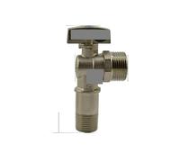 1/2" Turn 3/4" Male Ball Angle Valve Elbow Hole Size 9.5mm Gas Oil Water