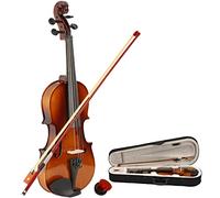 1/2 Violin, Acoustic Violin Set with Violins Case, Bow, Rosin, Violins for Beginners, Students, Kids 7-9 Years Old (Natural)