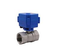 1" 2 Way Motorized Ball Valve 3 Wires Point Control Stainless Steel Electric Actuator AC/DC 9-24V(12vdc-cr02)